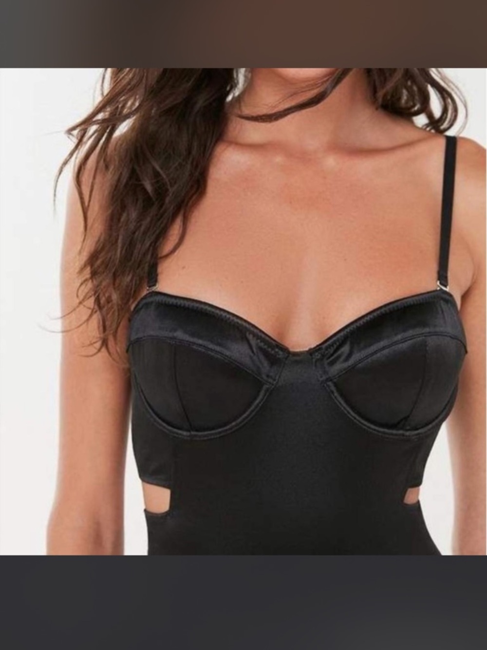 Urban Outfitters satin bodysuit - Picture 2 of 7